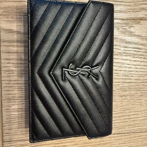 Saint Laurent Cassandre Envelope Chain Wallet